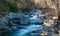 Soft Flowing River with Rocks