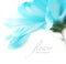 Soft focus flower background with copy space.