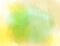 Soft light yellow and green pastel ethereal watercolor cloud. Background