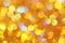 Soft lights orange, gold background Yellow, turquoise, orange, red abstract bokeh