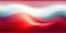 Soft liquid flow of red and white wavy forms, seamless texture with blurring effect