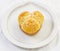Soft No-Knead Heart shaped Buttery Dinner Rolls with Sesame seeds