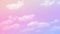 soft pastel with fluffy clouds on sky. multi color beauty rainbow image. love pink light