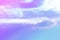 Soft pastel with fluffy clouds on sky. multi color beauty rainbow image. love violet light