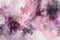 Soft pastel ink smudges in shades of pink and purple on a light grey background