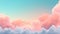 A soft pastel sky background makes a beautiful illustration. Generative AI