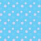 Soft pink mix flower styles pattern on soft blue background