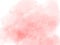 Soft pink watercolor splash. abstract textured gradient on white background