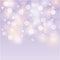 Soft purple background white bubbles or bokeh lights