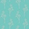 Soft seamless pattern with meadow twigs endless texture print