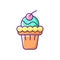 Soft serve RGB color icon