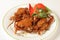 Soft shell crab with garlic and pepper