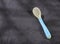 Soft silicone baby feeding spoon - Top view