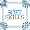Soft Skills Blue Grey Floral Square