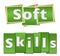 Soft Skills Green Squares Stripes