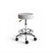 Soft stool with wheels highlighted on a white background.