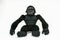 Soft toy gorilla on white background