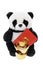 Soft Toy Panda with Chinese New Year Decorations