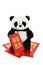 Soft Toy Panda with Lucky Money Envelopes