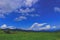 Soft views of the village rice fields