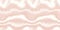 Soft wavy tie dye stripe seamless border pattern. Pink white organic irregular wave edge trim background. Variegated