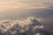 Soft and worm tone clouds background