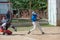 Softball Game in Havana Cuba