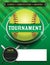 Softball Tournament Template Illustration