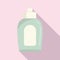 Softener bleach icon, flat style