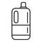 Softener washing icon, outline style