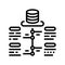 software deployment line icon vector illustration