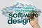 Software design word cloud