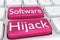 Software Hijack concept