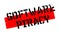 Software Piracy rubber stamp