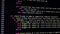 Software source code screen. programming code. writing script. programmer editing code background