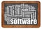 Software word cloud