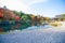 Sogenchi pond garden in autumn season at Tenryuji temple