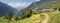 The Soglio village in the Bregaglia range - Switzerland