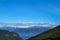 Sognefjord coast clear view, Norway biggest fjord