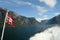 Sognefjord / travel at summer day