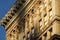 Soho building facades with terracotta ornament, New York City