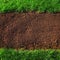 Soil and grass background