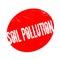 Soil Pollution rubber stamp