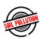 Soil Pollution rubber stamp