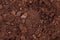 Soil texture background. Top view. Fertile soil for growing plants and flowers.