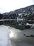 Soinsee lake in Bavaria, Germany, wintertime