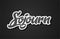 sojourn hand writing word text typography design logo icon