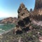 Sokotra Island shore landscape, Yemen 3d rendering