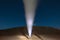 The Sol de la Manana, Rising Sun steaming geyser field high up in a massive crater in Bolivian Altiplano, Bolivia