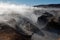 Sol de Maniana mud geysers in Bolivia